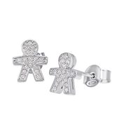 Orecchini Bliss Donna Simboli in Argento Zircone 20073538